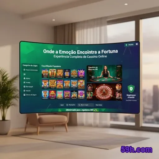 Tela do app 59h.com com entrada protegida e estável